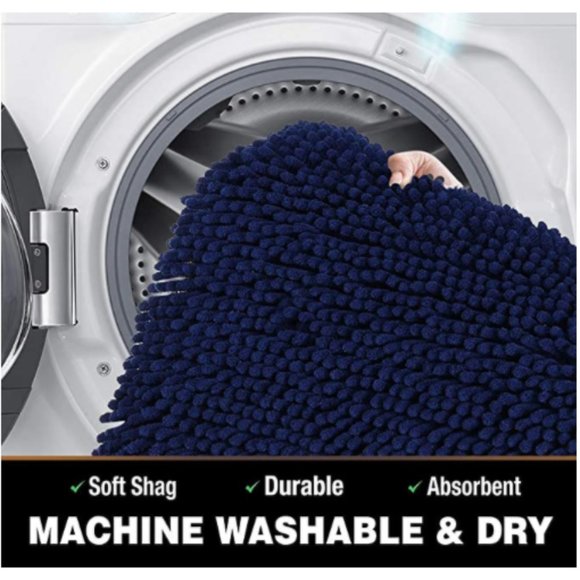 Bath New 2 Piece Chenille Bath Mat Set Poshmark